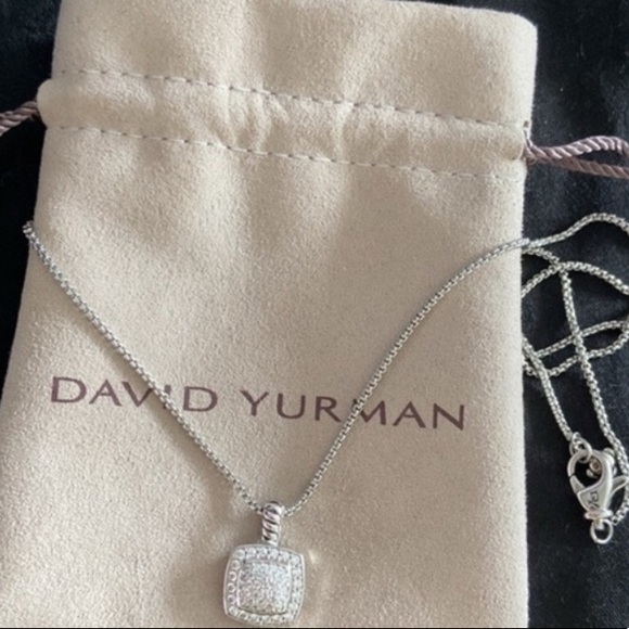 David Yurman Petite Albion Sterling Silver Pendant Necklace - Picture 1 of 6